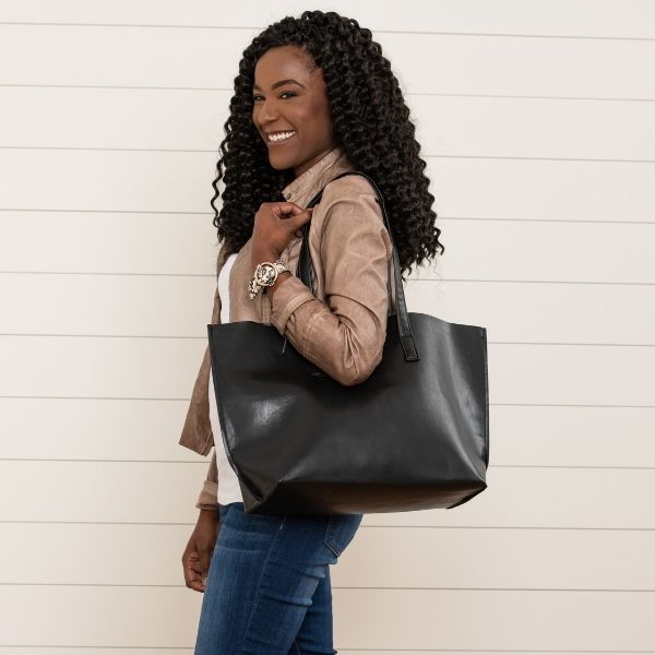 Essential Black Tote Bag