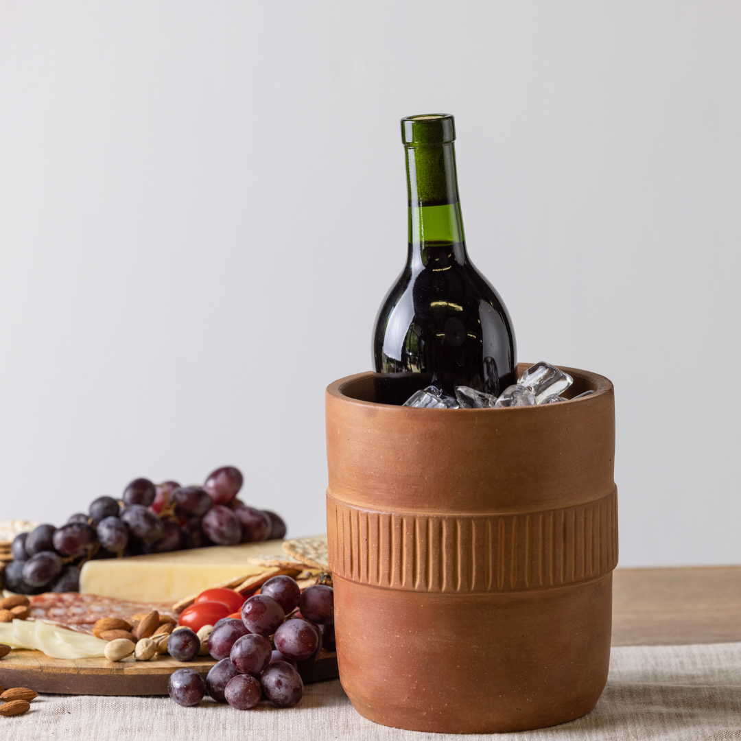 Terracotta wine bottle 2025 holder